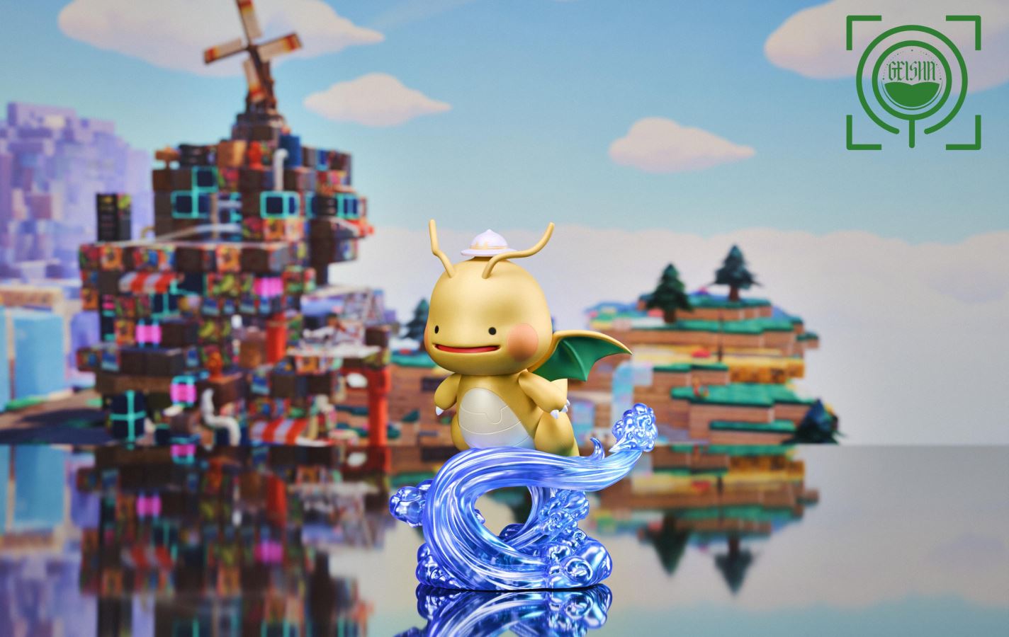 Pokopia Ditto Dragonite form - Pokemon