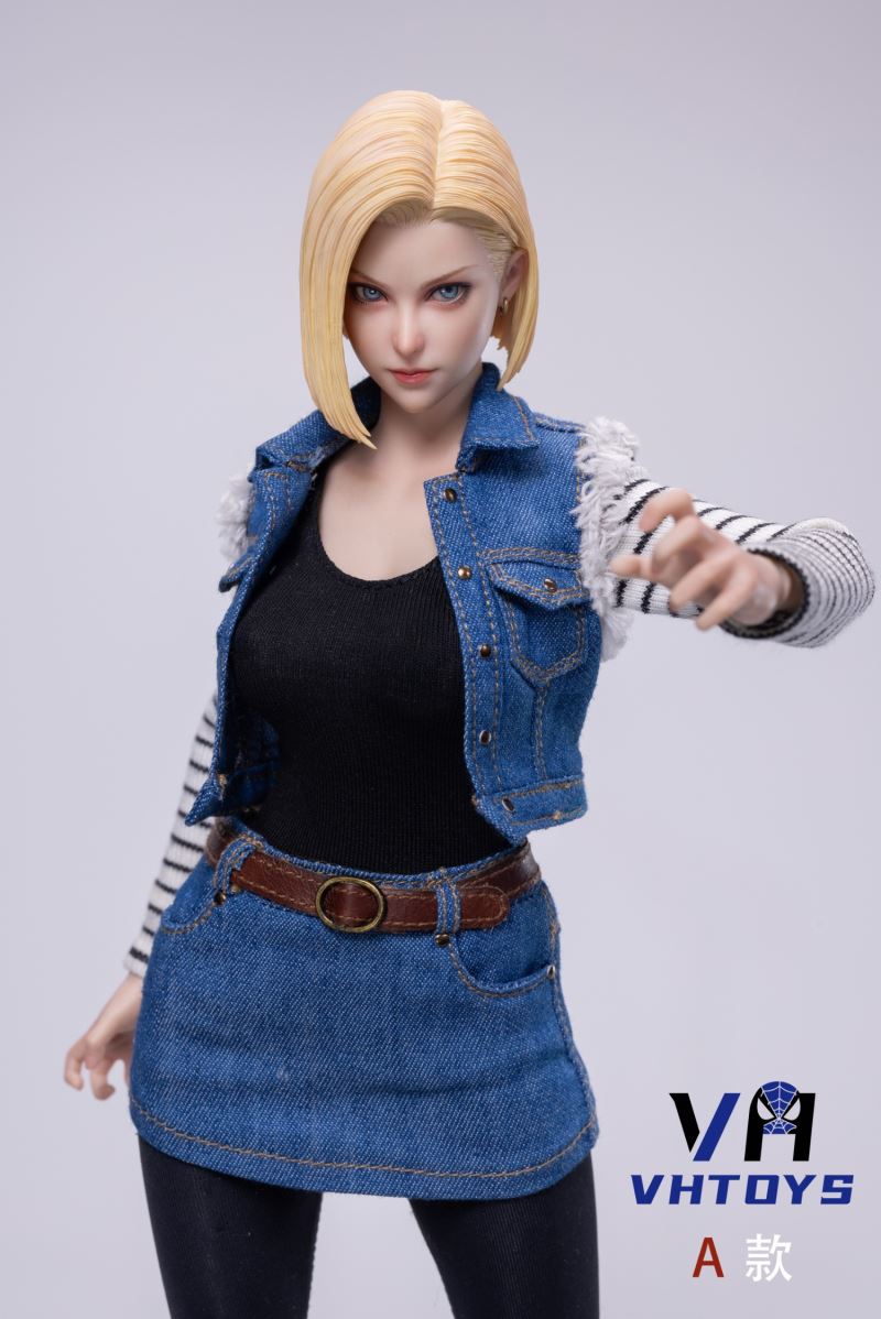 Short Hair Versatile Girl Head Sculpt with Articulated Eyes - Gilly 1/6