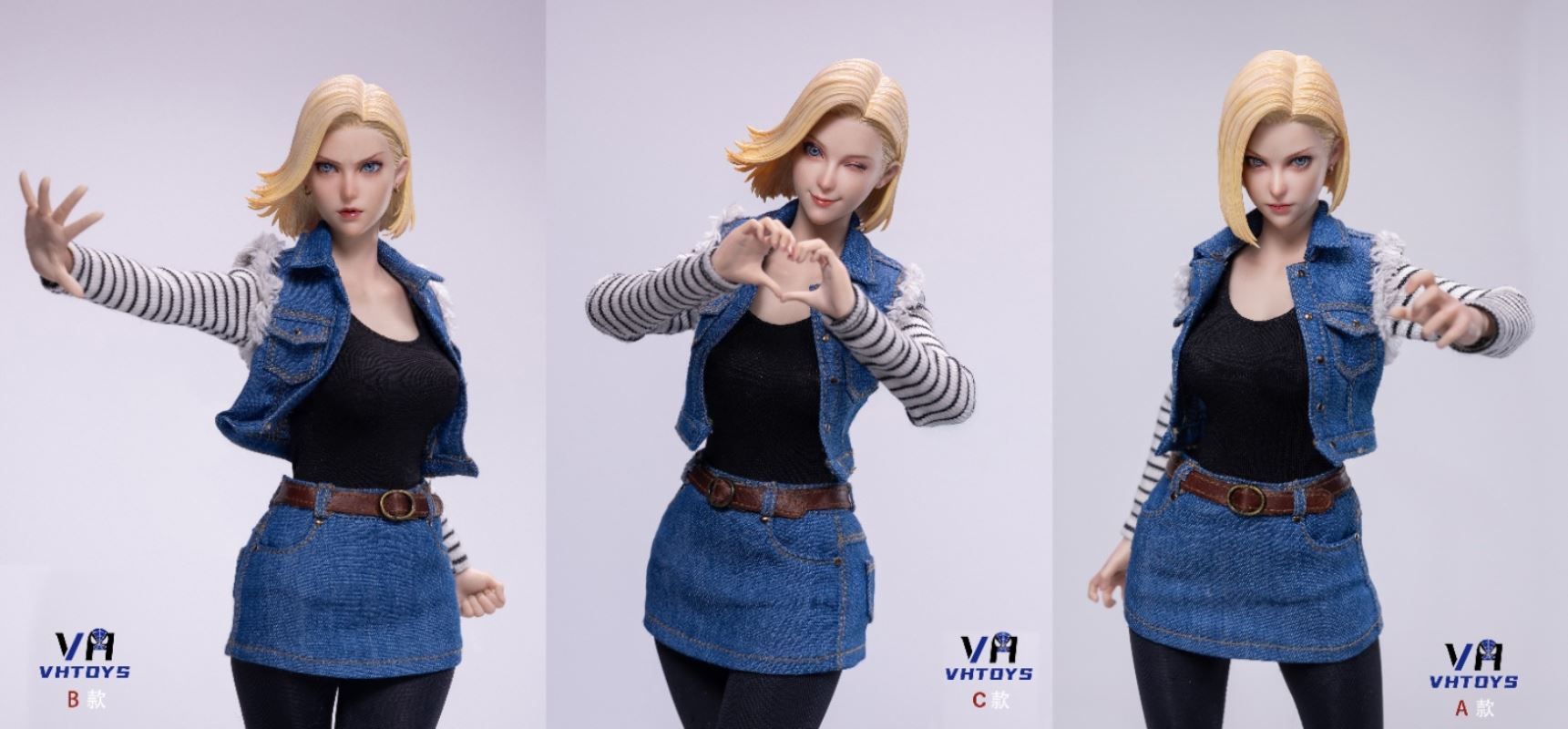 Short Hair Versatile Girl Head Sculpt with Articulated Eyes - Gilly 1/6