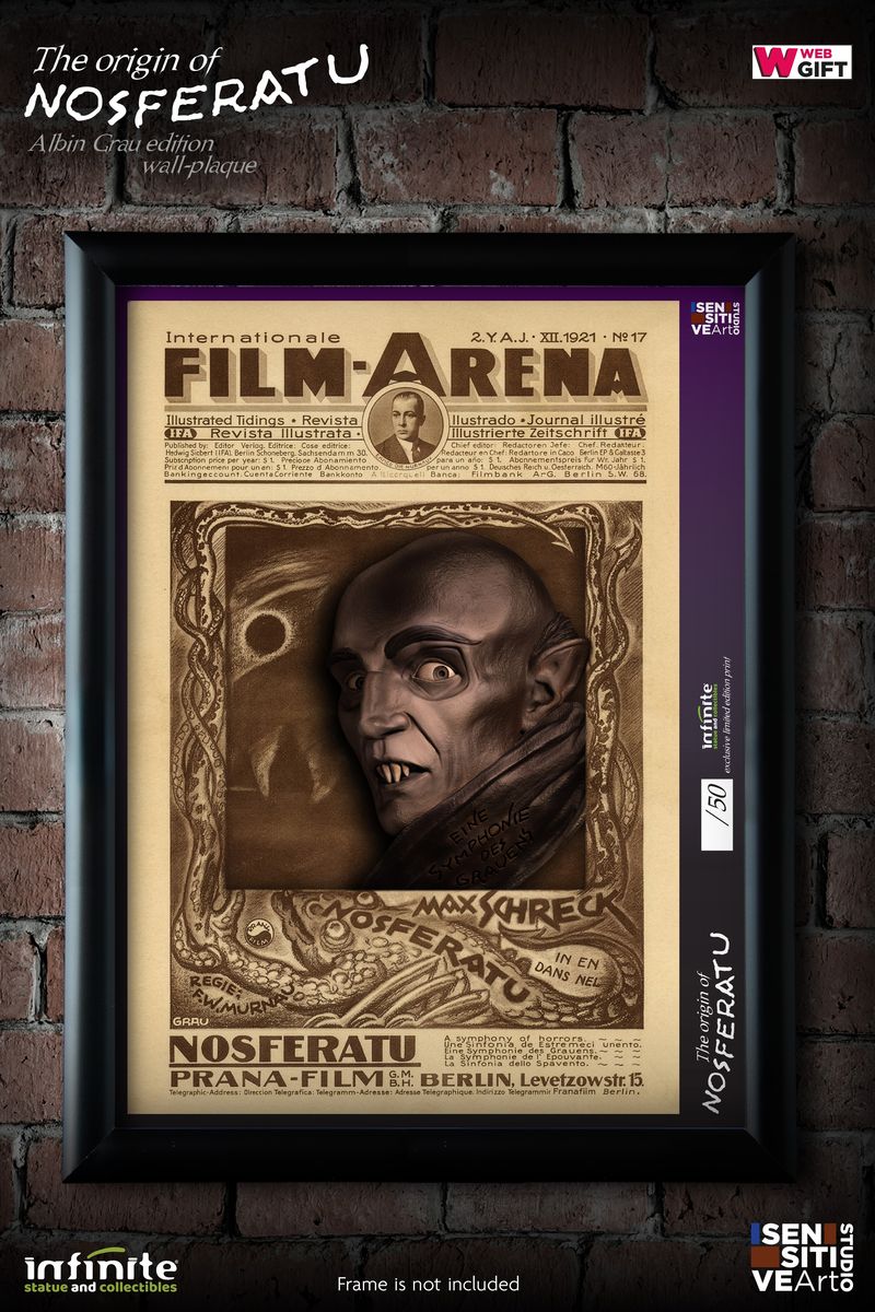 The Origin of Nosferatu - Albin Grau Edition Wall Plaque