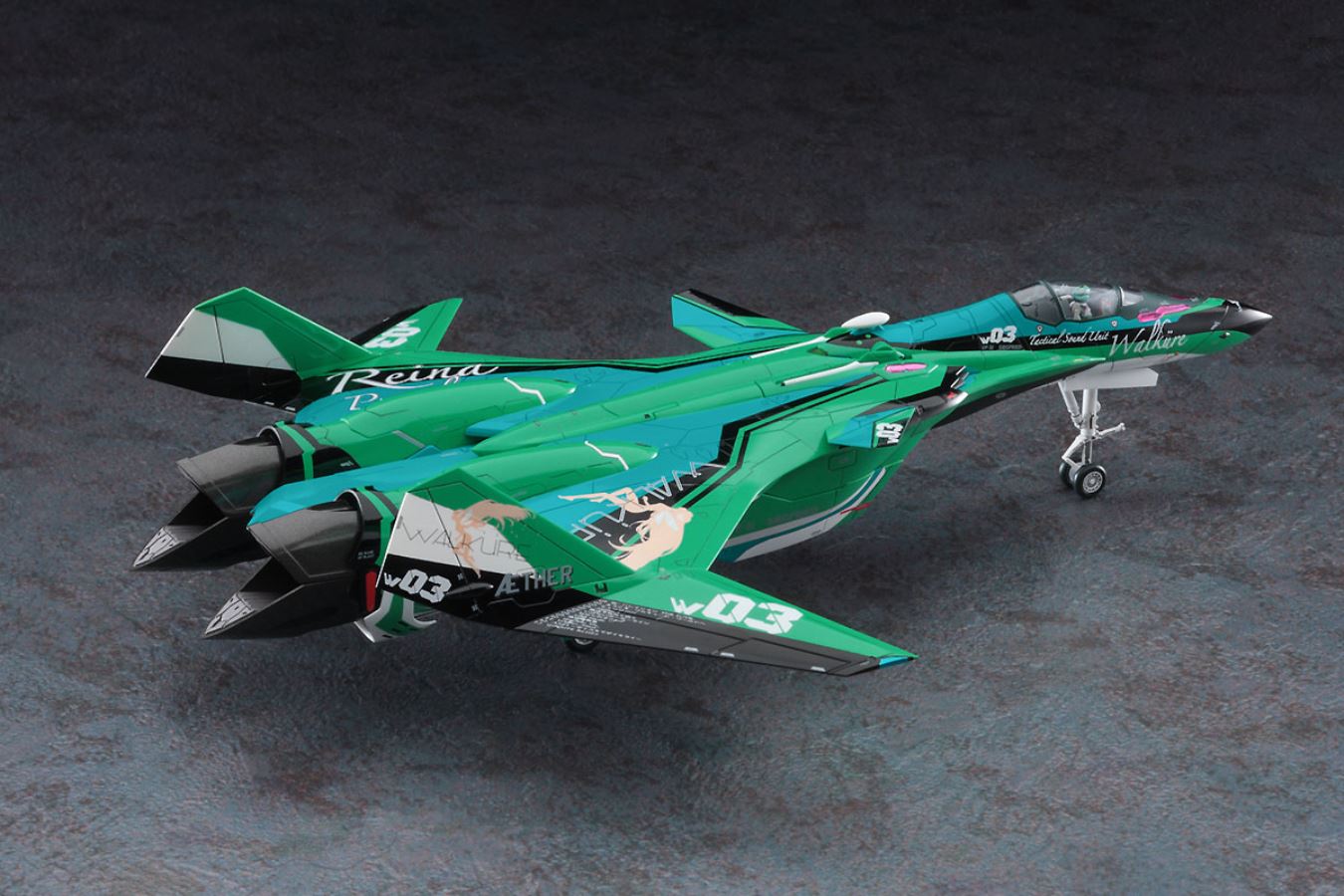 Macross Delta the Movie: Passionate Walküre VF-31E Siegfried Reina Prowler Color 1/72