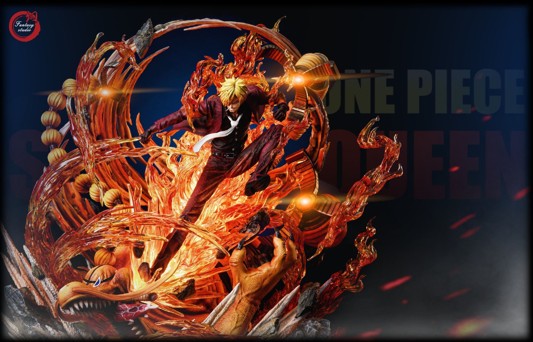 Sanji vs. Queen - One Piece