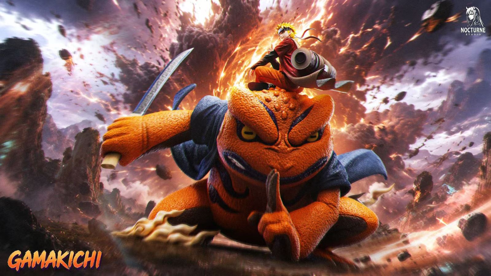 Naruto Gamakichi & Toad Ji