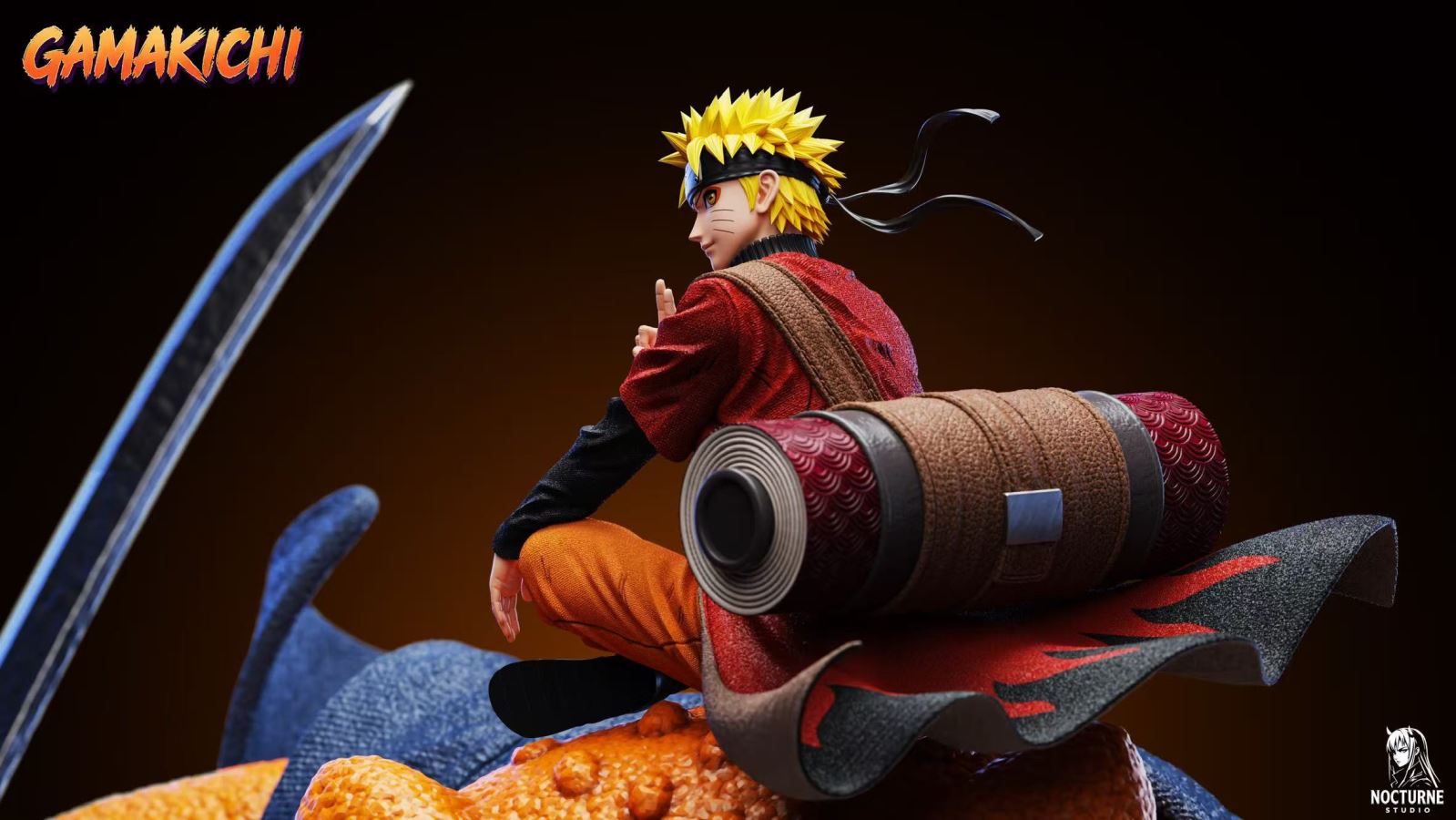 Naruto Gamakichi & Toad Ji