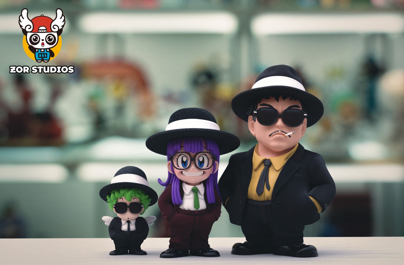 Arale x Gatchan x Senbe Norimaki - Dr. Slump