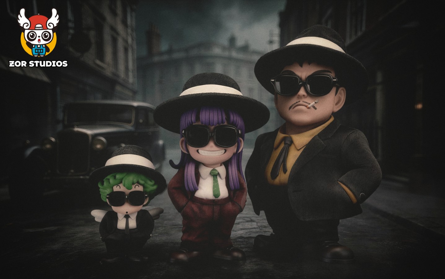 Arale x Gatchan x Senbe Norimaki - Dr. Slump