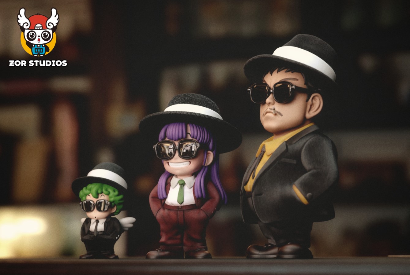 Arale x Gatchan x Senbe Norimaki - Dr. Slump