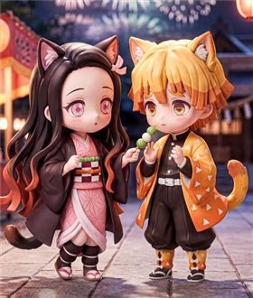 Agatsuma-Zenitsu-Kamado-Nezuko-Demon-Slayer