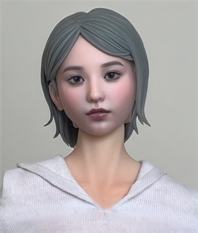 Energetic-Girl-Head-Sculpture-16