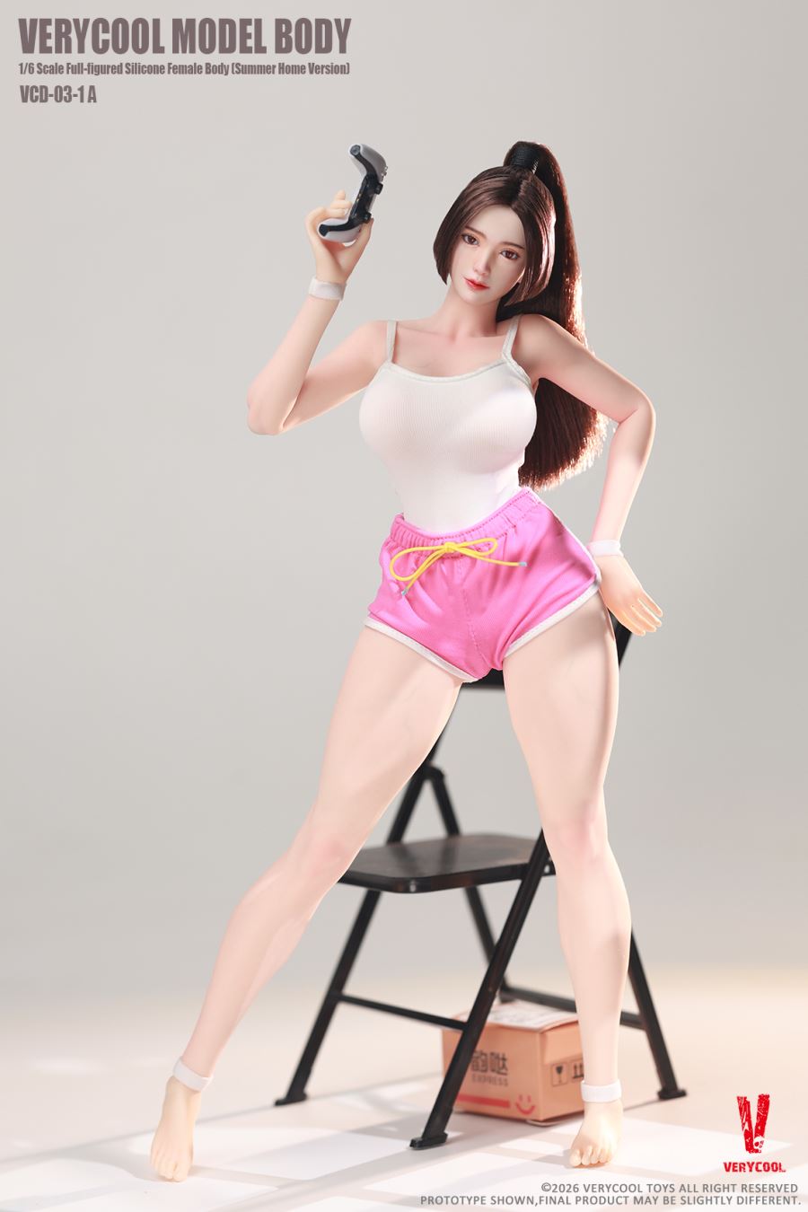 Body No.3 - Full-Figured 1/6 Silicone Female Body [Summer Loungewear Version]