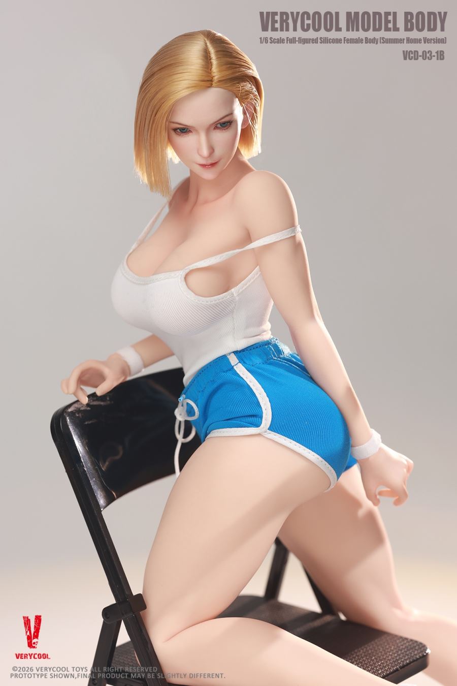 Body No.3 - Full-Figured 1/6 Silicone Female Body [Summer Loungewear Version]