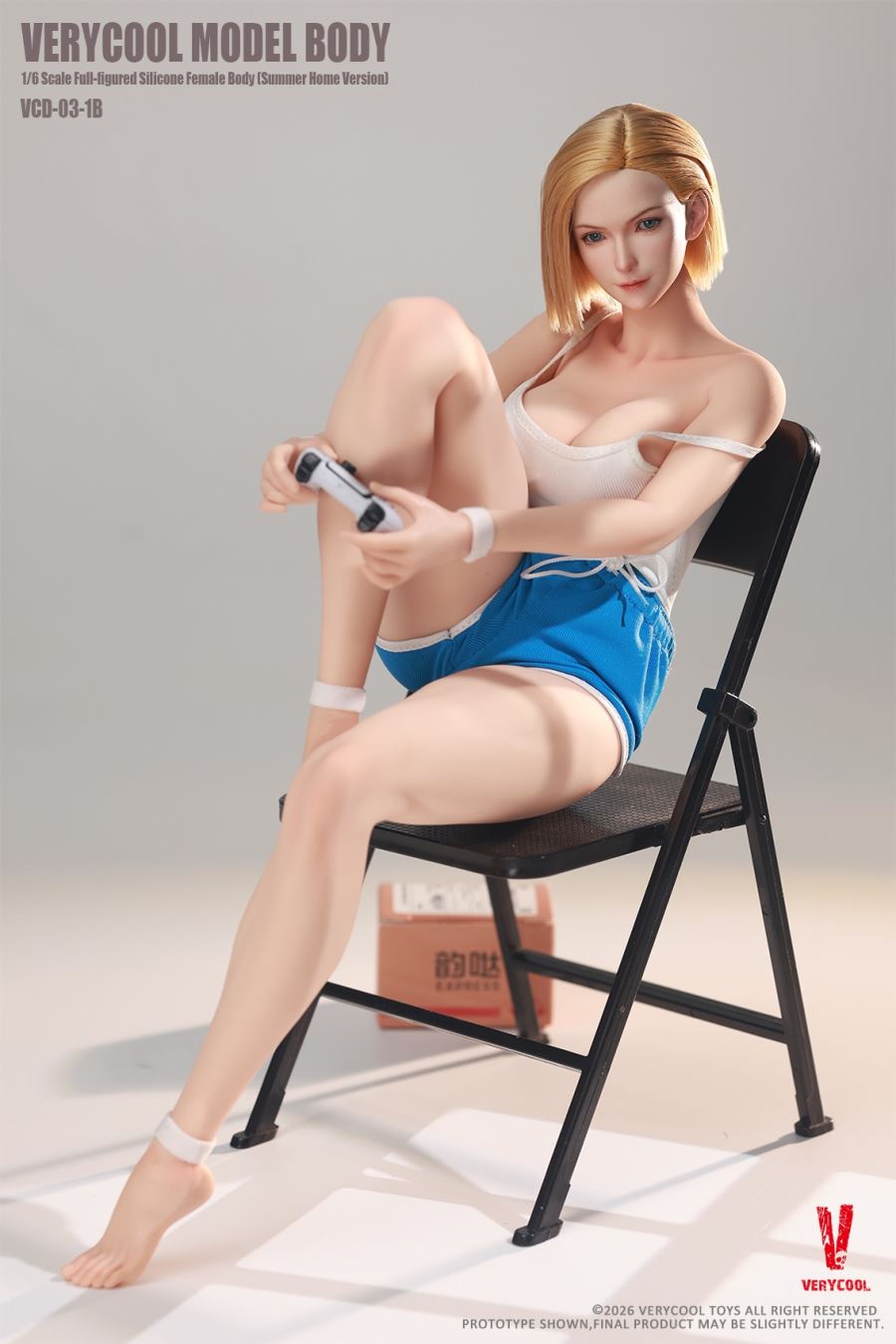 Body No.3 - Full-Figured 1/6 Silicone Female Body [Summer Loungewear Version]