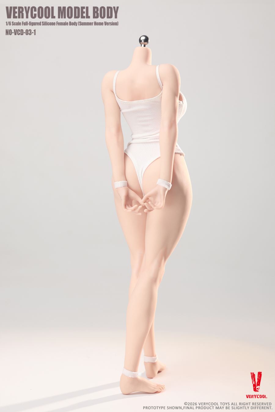 Body No.3 - Full-Figured 1/6 Silicone Female Body [Summer Loungewear Version]