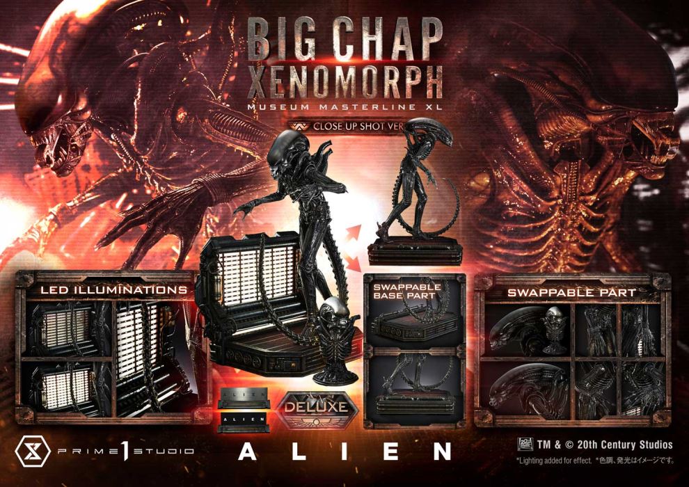 Alien Big Chap Xenomorph Close Up Shot Ver DX Version