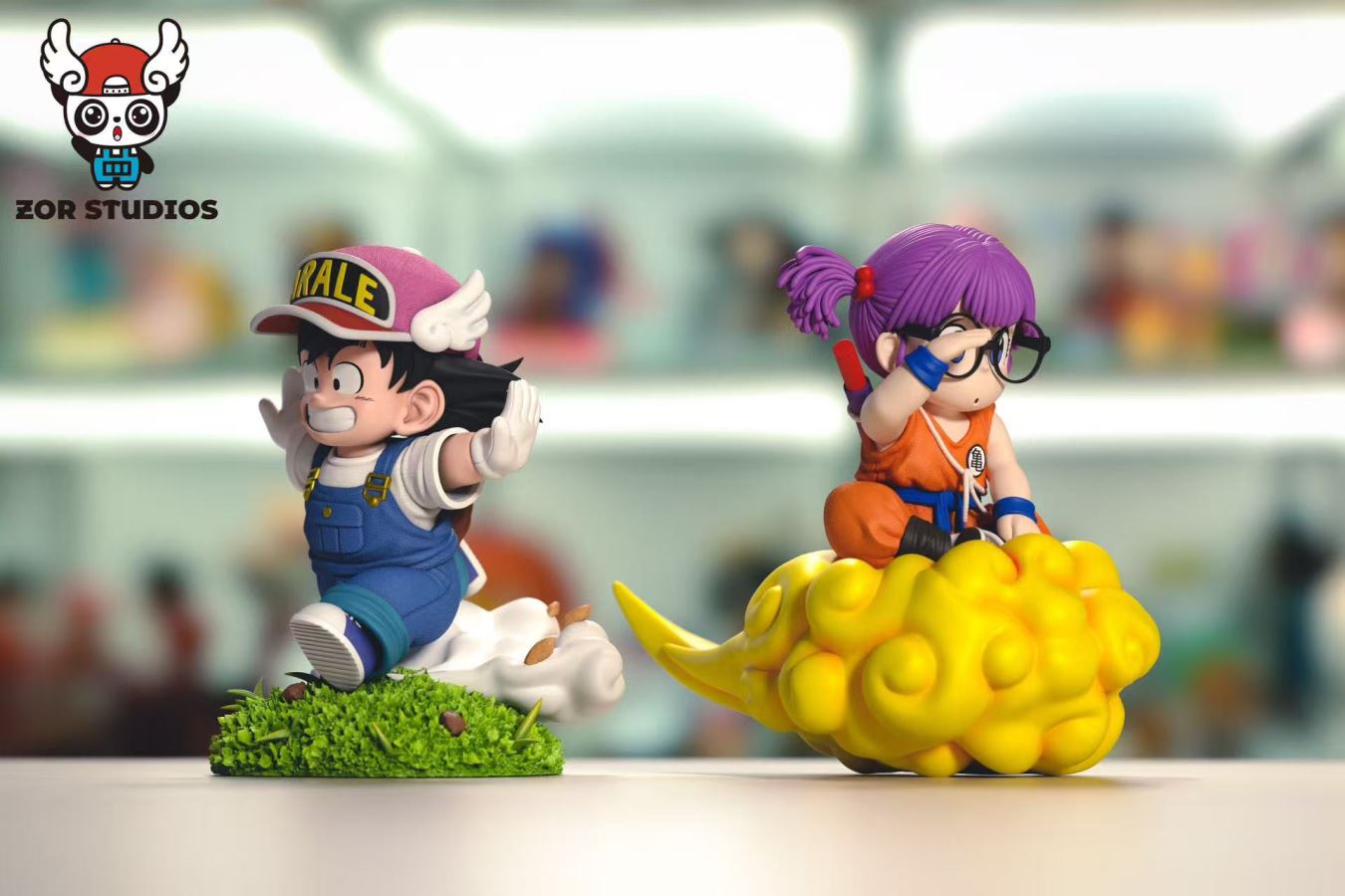 Arale & Goku