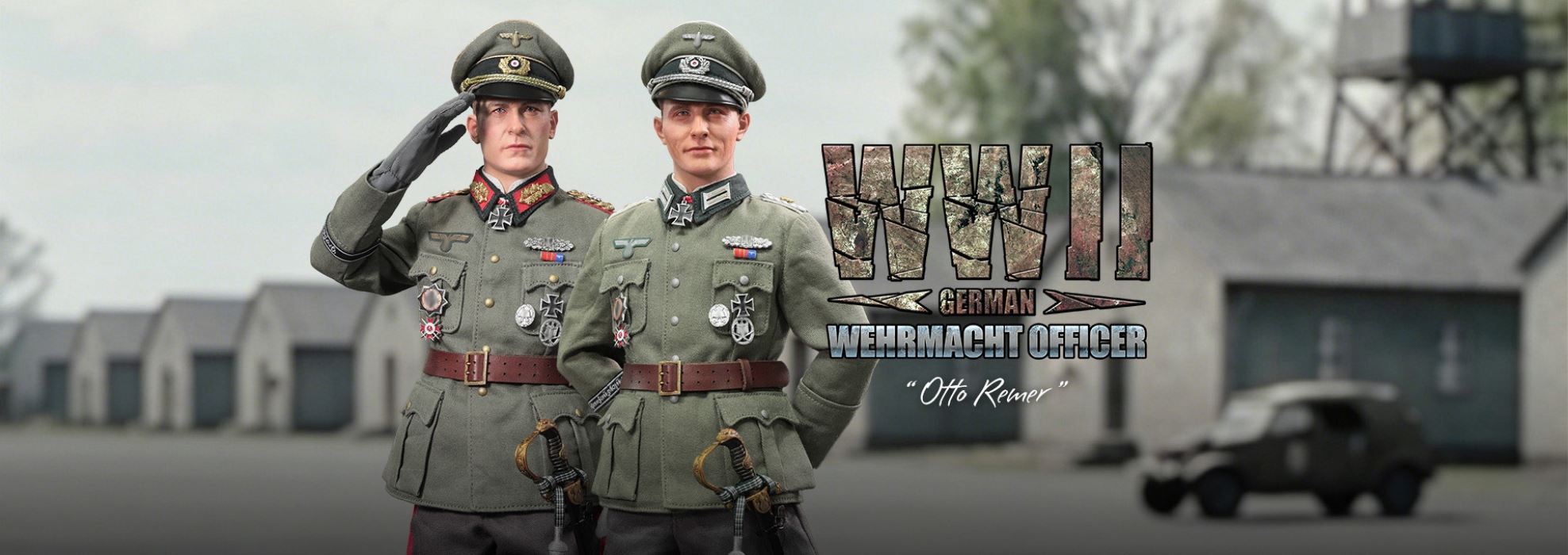 WWII German Wehrmacht Officer - Otto Remehr 1/6