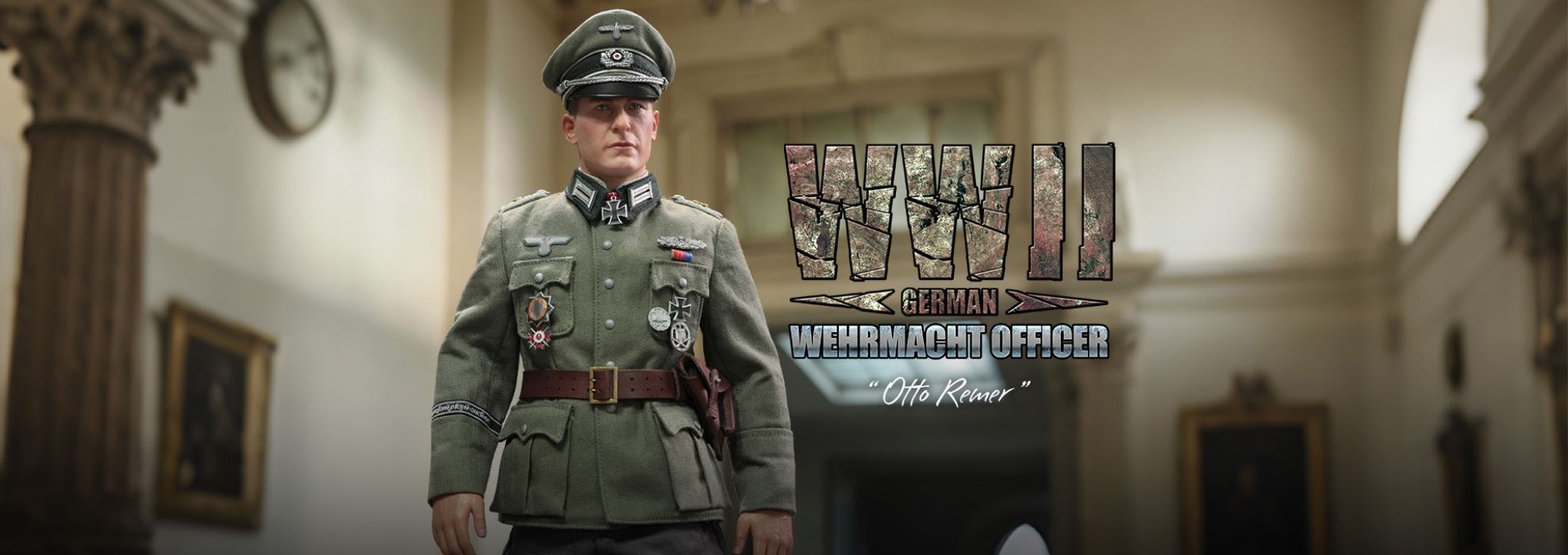 WWII German Wehrmacht Officer - Otto Remehr 1/6