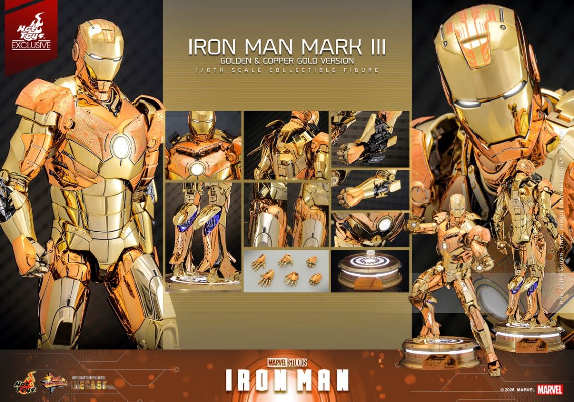 Iron Man Mark 3 (Gold Bronze Version)