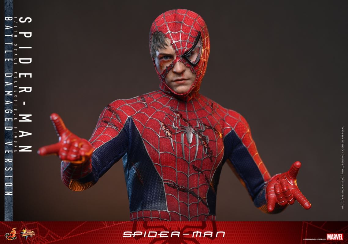 The Spider-Man (Battle Damaged) 1/6