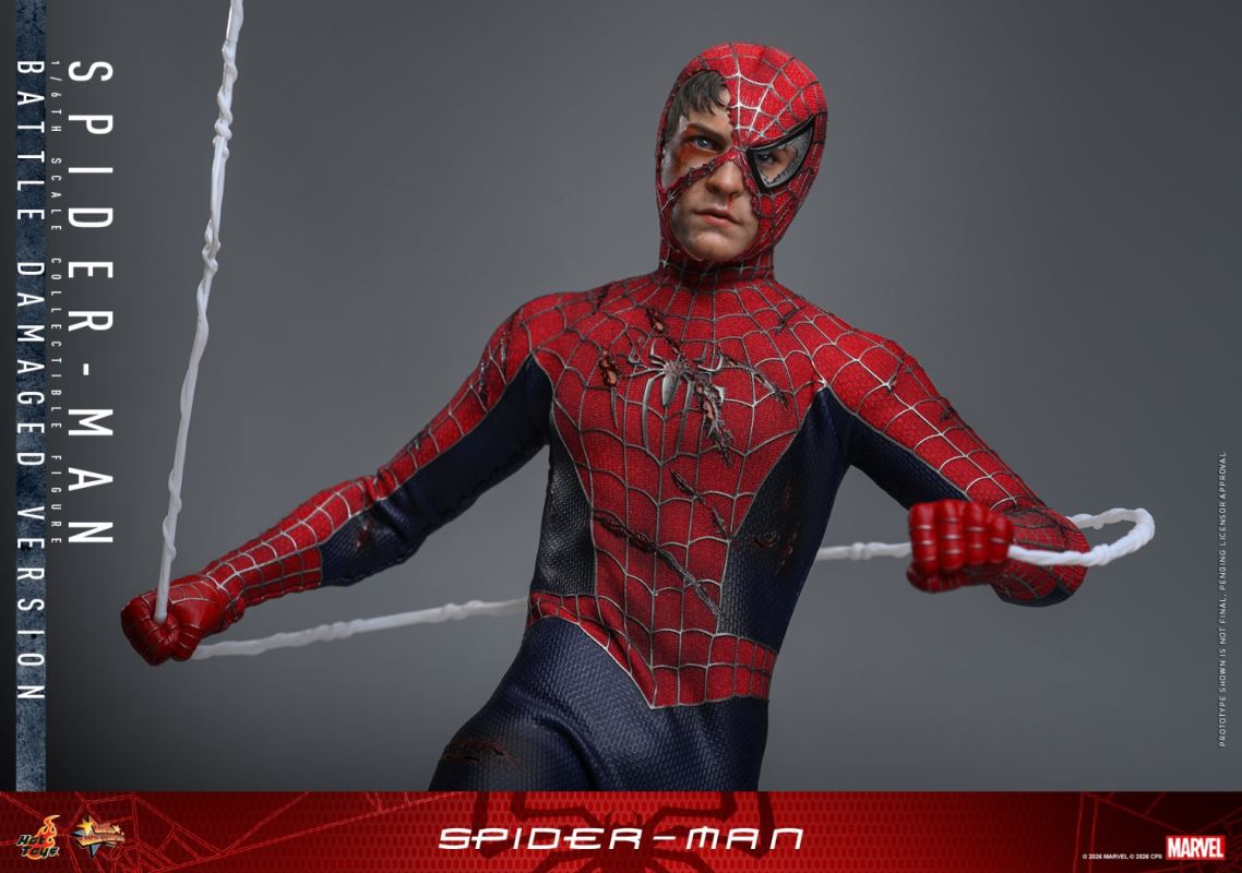 The Spider-Man (Battle Damaged) 1/6