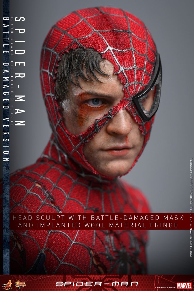 The Spider-Man (Battle Damaged) 1/6