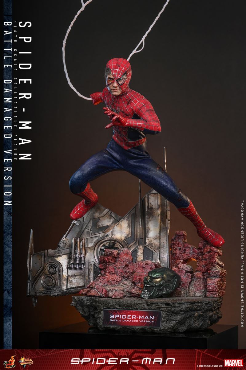 The Spider-Man (Battle Damaged) 1/6
