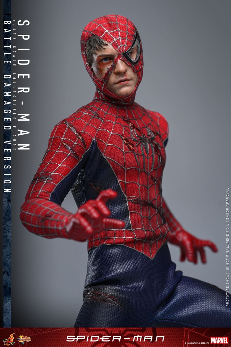 The Spider-Man (Battle Damaged) 1/6