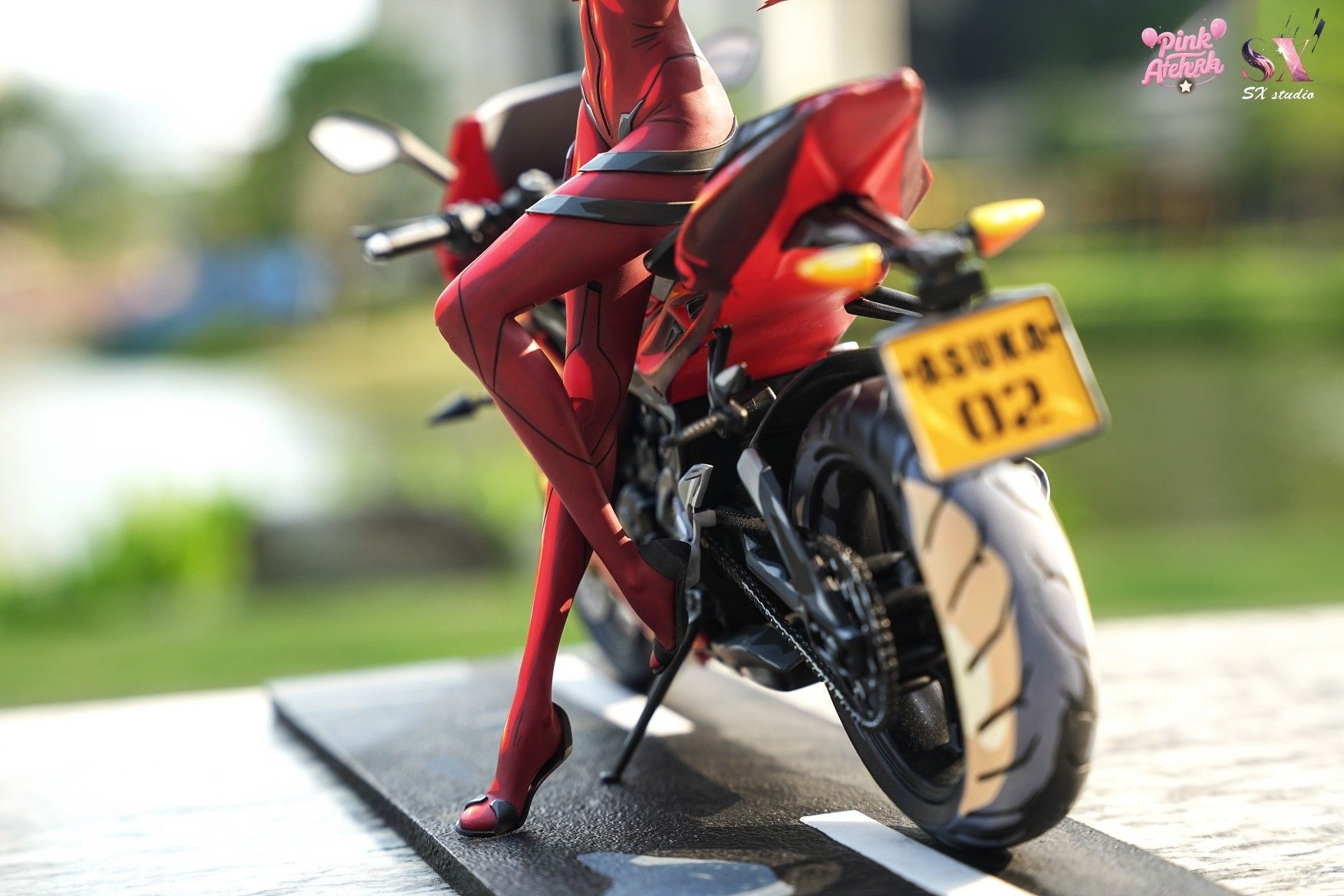 Motorcycle Girl Asuka - Evangelion 1/6