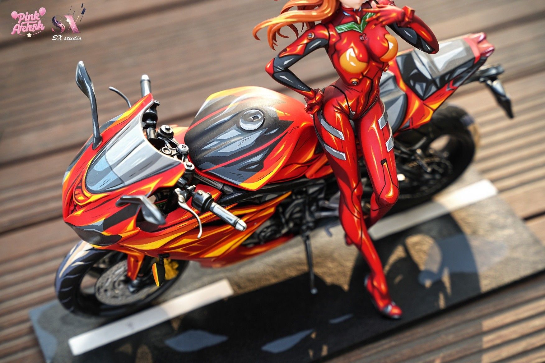 Motorcycle Girl Asuka - Evangelion 1/6