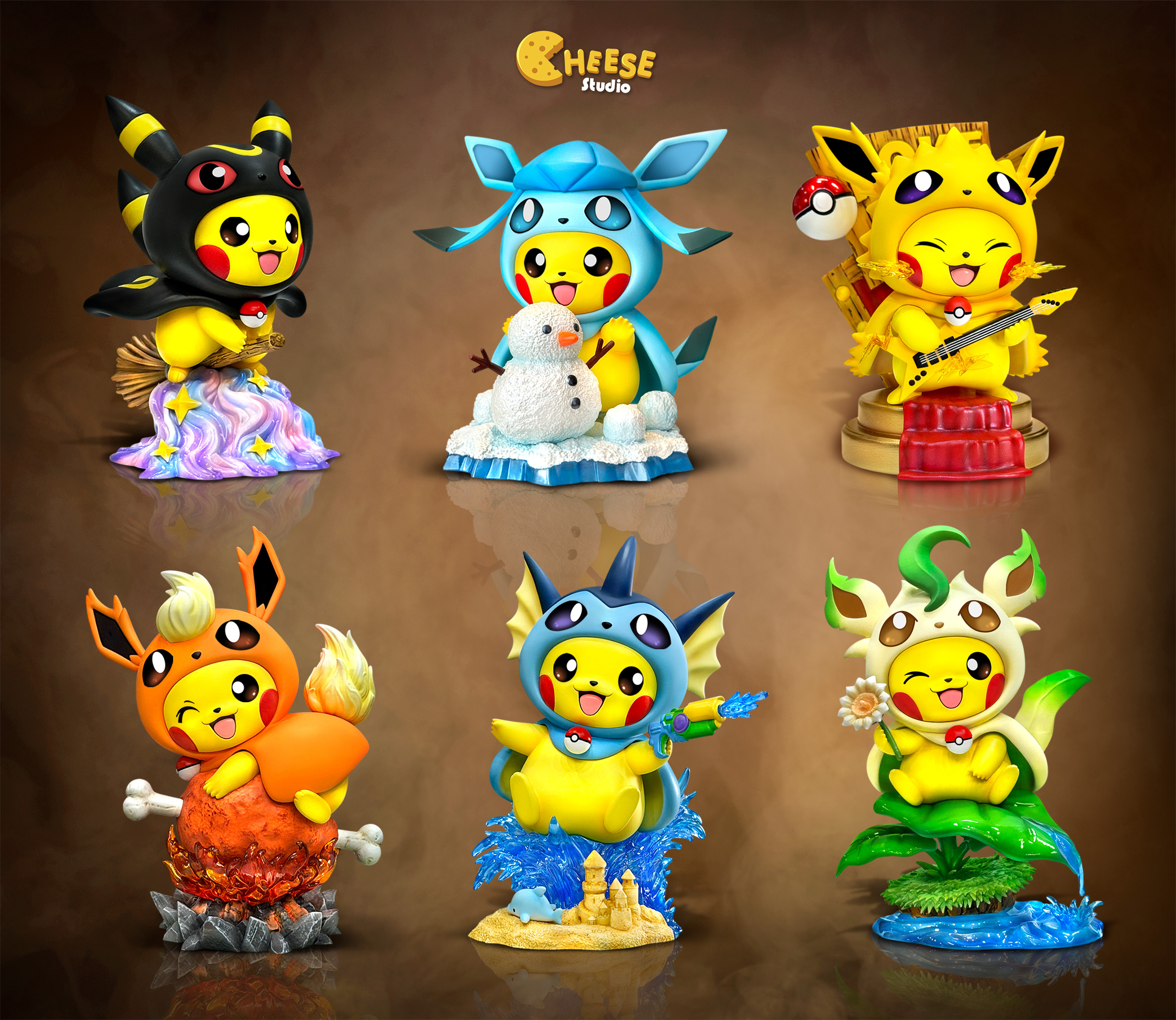 Pikachu cos Glaceon - Pokemon