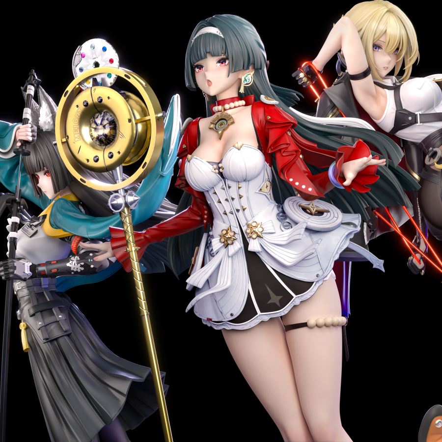 Astra Yao, Hoshimi Miyabi and Evelyn Chevalier - Zenless Zone Zero