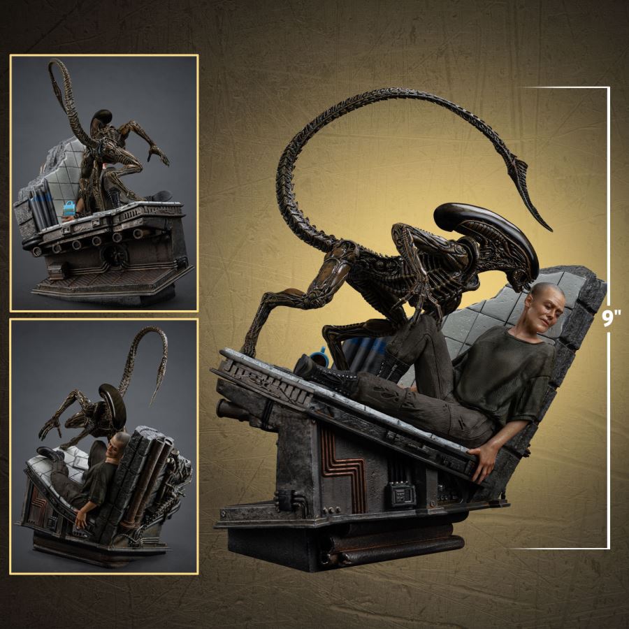 Ellen Ripley and Dog Alien