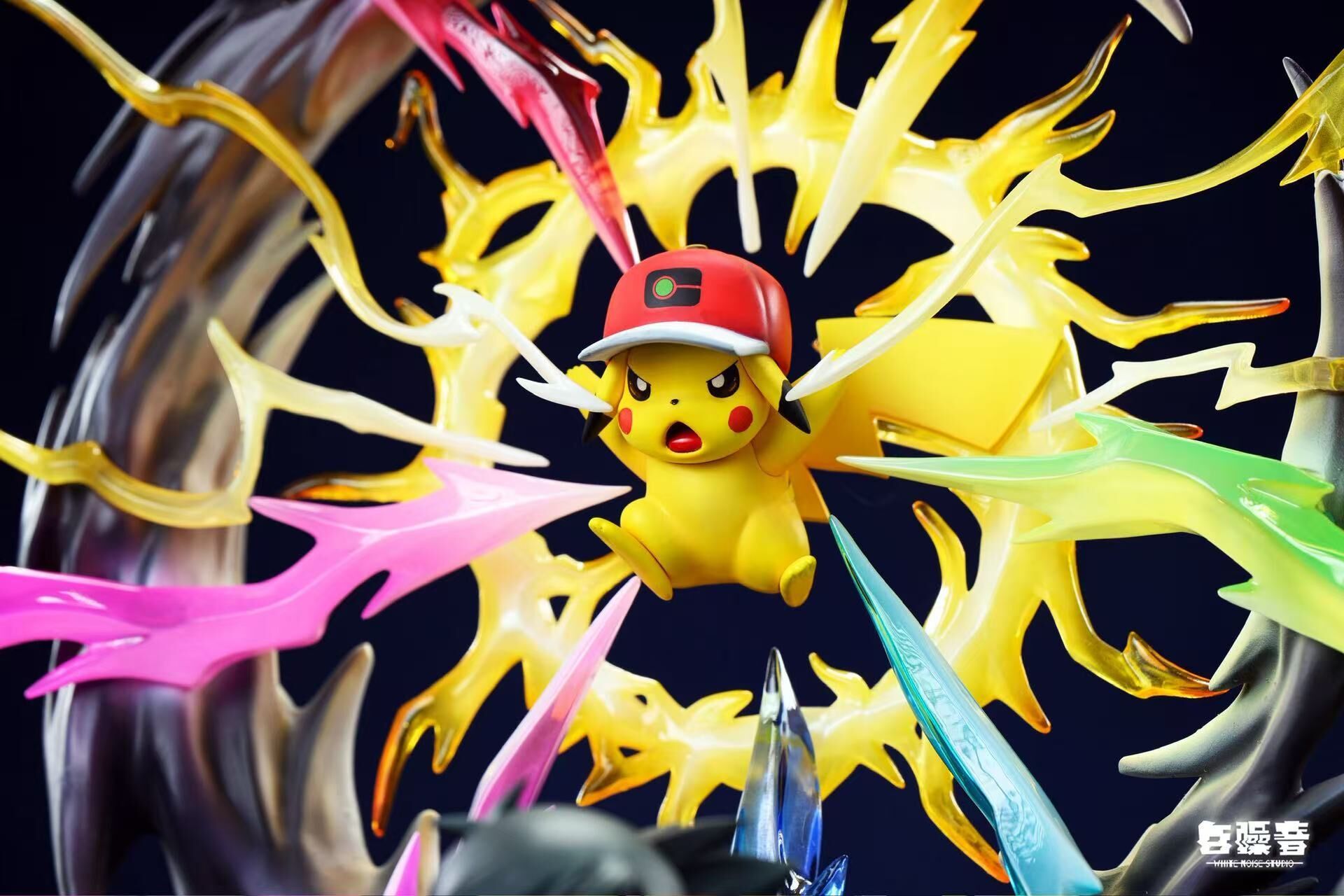 Ash Ketchum & Pikachu Thunderbolt - Pokemon 1/8