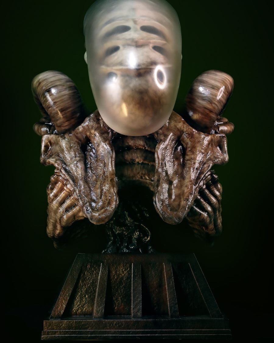 Life-Size Dog Alien Bust