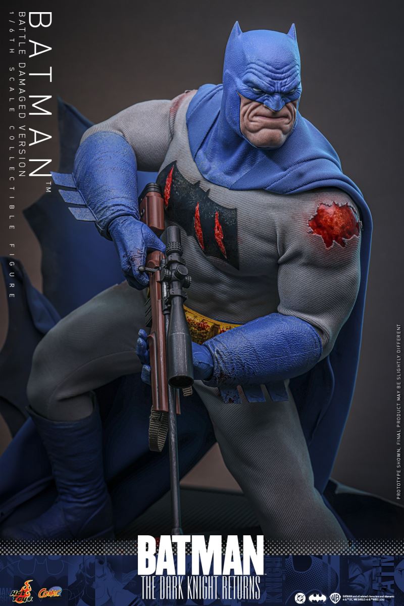 DC Comics Batman: The Dark Knight Returns (Battle Damaged Version) 1/6