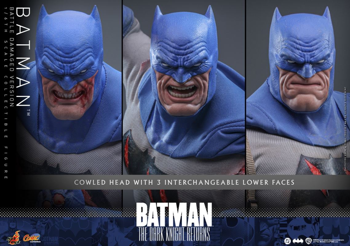 DC Comics Batman: The Dark Knight Returns (Battle Damaged Version) 1/6