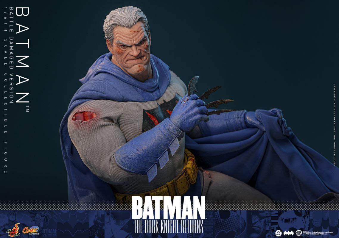DC Comics Batman: The Dark Knight Returns (Battle Damaged Version) 1/6