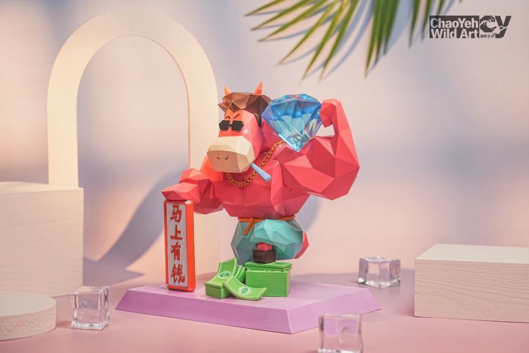 Lucky Horse Year Gift, Trendy Toy Figurine