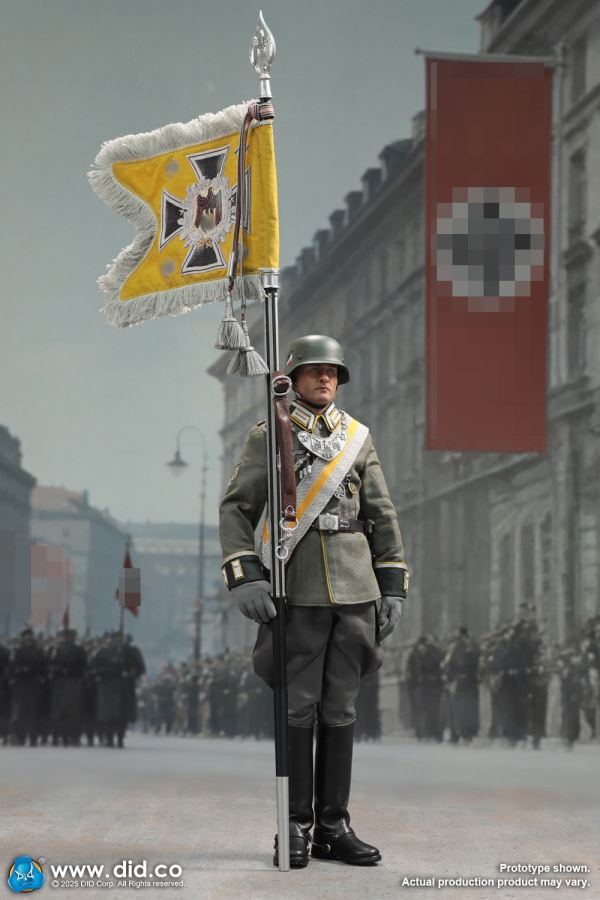 WWII German Cavalry Standard Bearer - Ansermo 1/6