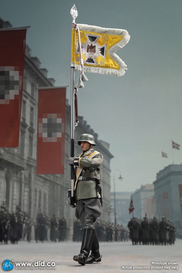WWII German Cavalry Standard Bearer - Ansermo 1/6