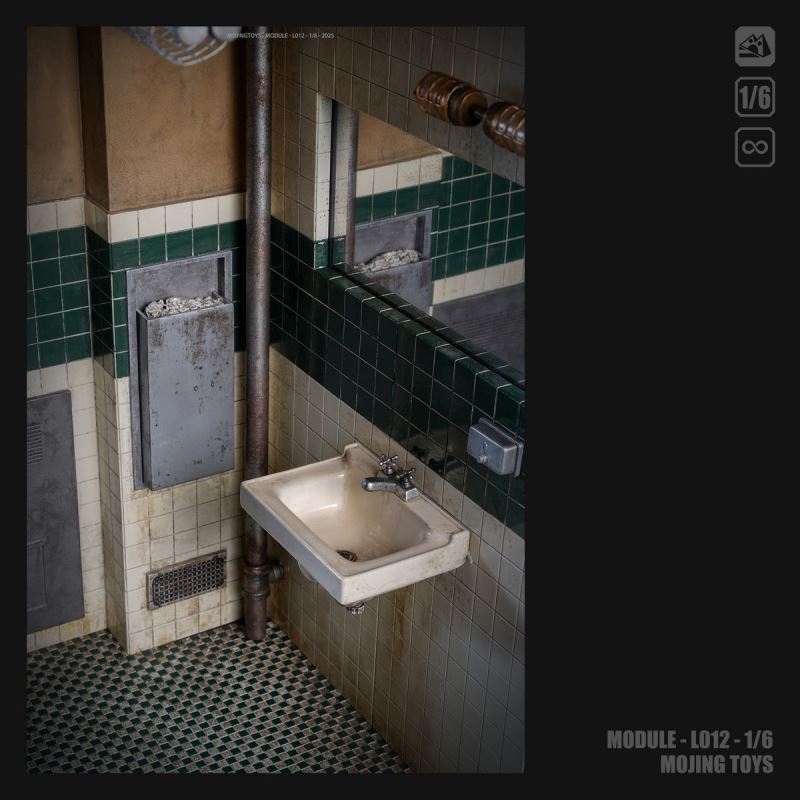 JOKER Bathroom Scene Diorama 1/6