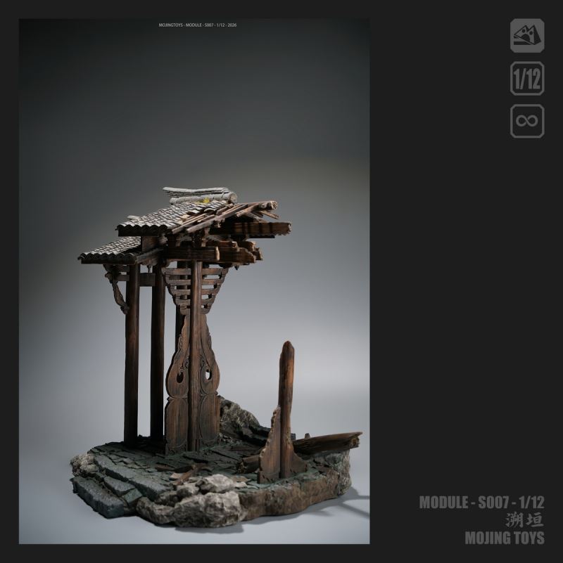 Tracing the Wall Ruins of the Mountain Gate - Ancient Style Scene