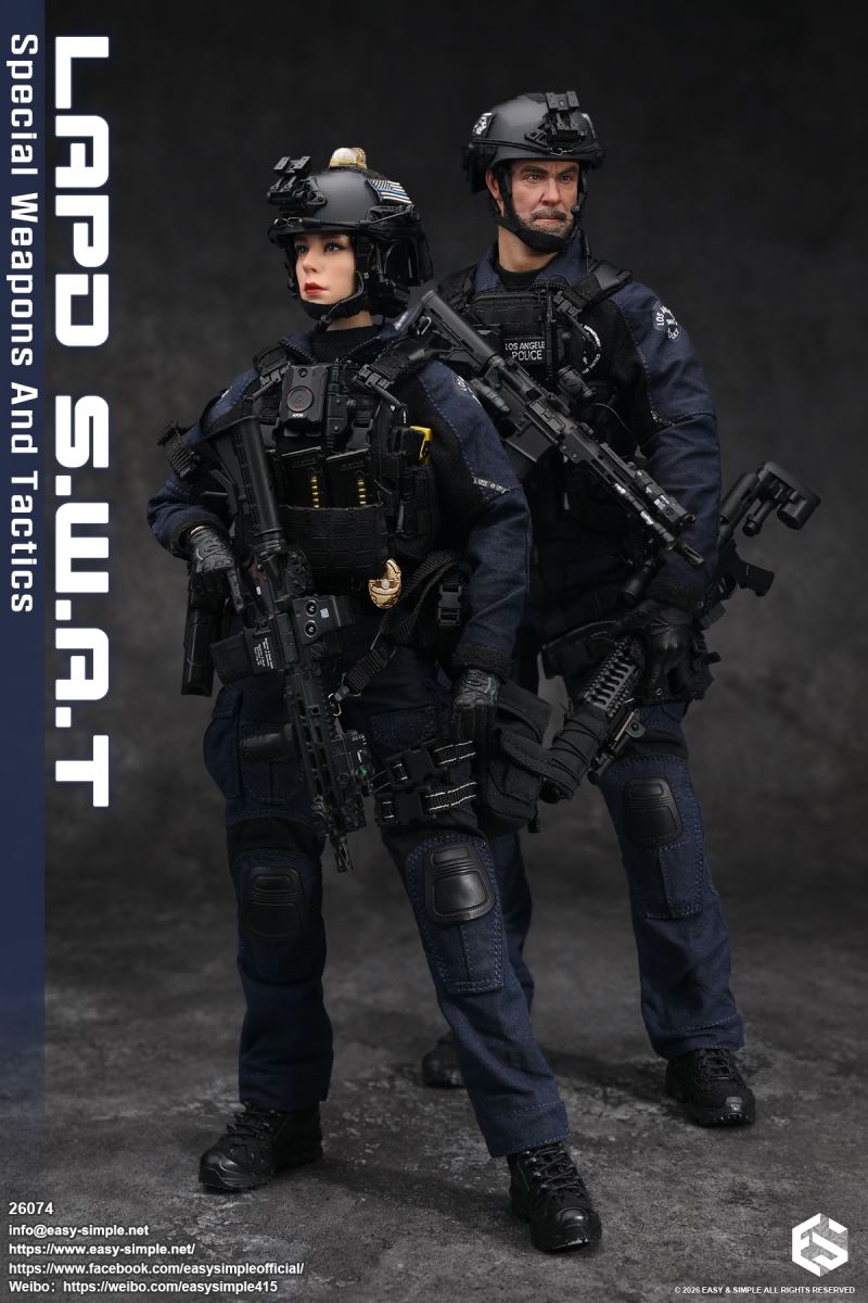LAPD SWAT Female Team Member [Type B] 1/6
