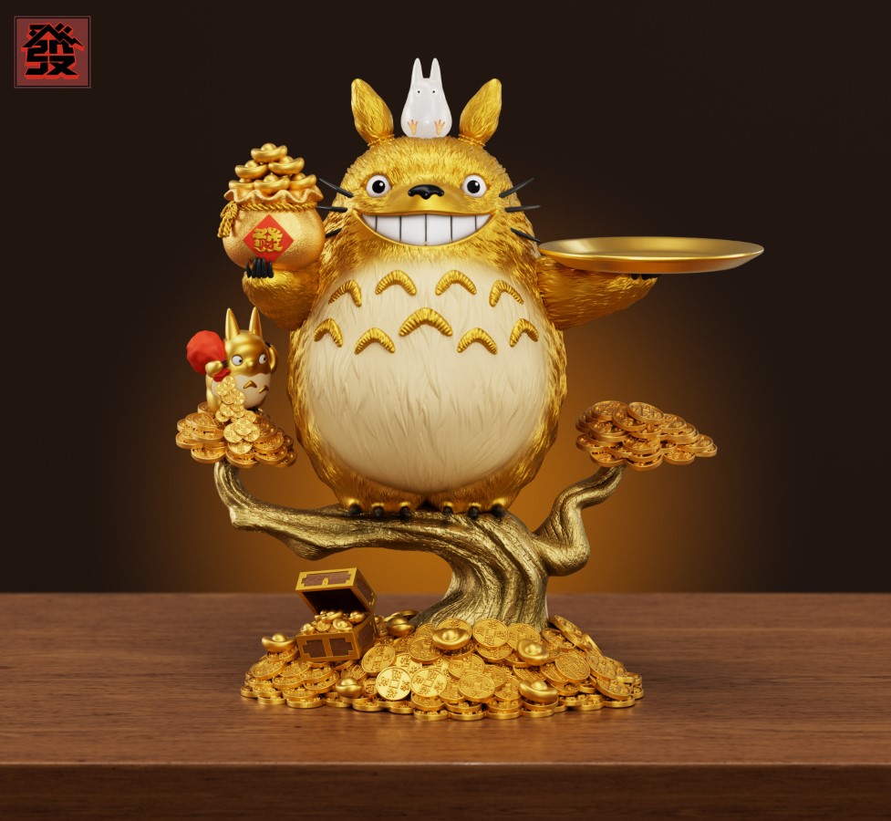Wealth Attraction Golden Totoro