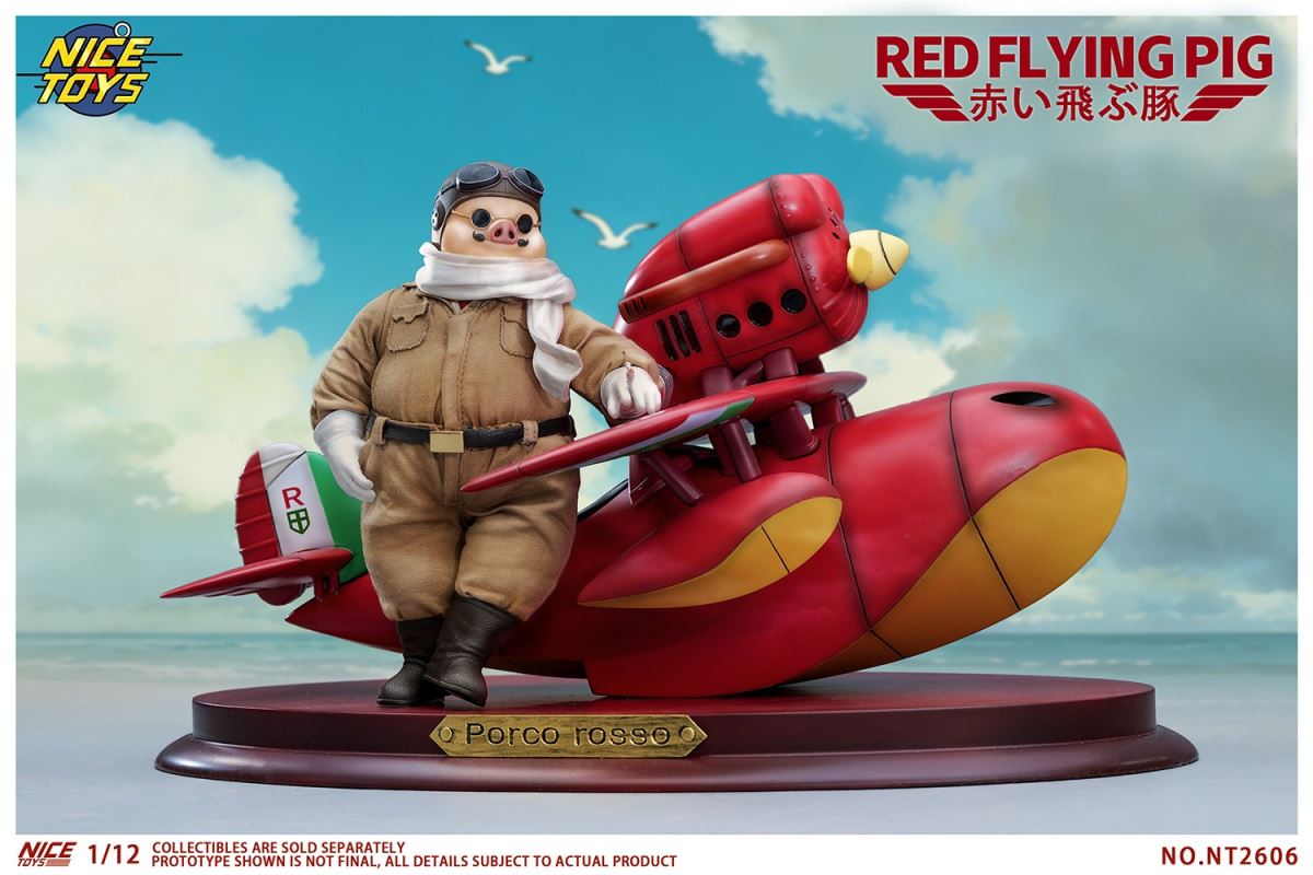 Red Flying Pig 1/12
