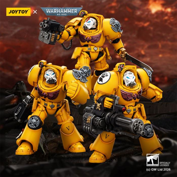 Warhammer - Imperial Fist Terminator Squad & White Scar Legion Terminator Squad 1/18