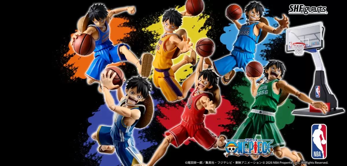 SHFiguarts ONE PIECE x NBA Monkey D. Luffy
