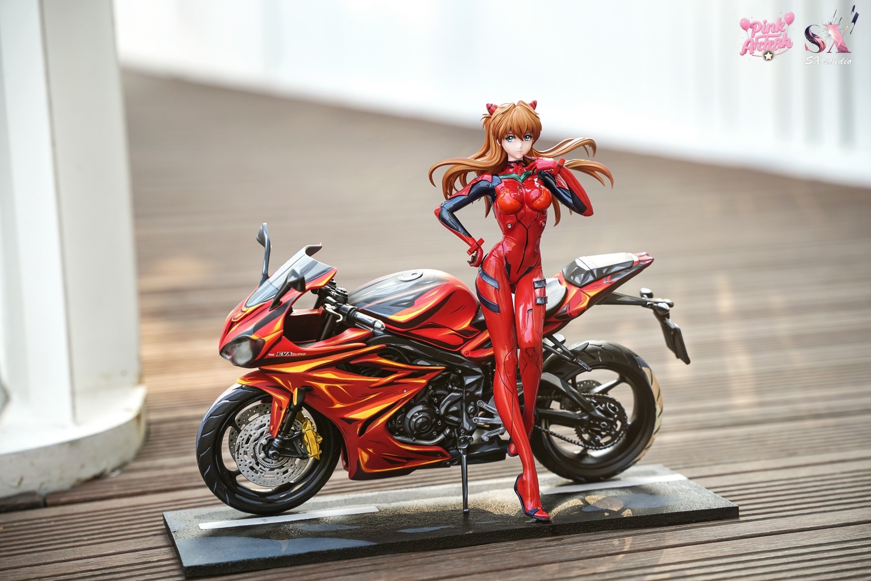 Motorcycle Girl Asuka - Evangelion 1/6