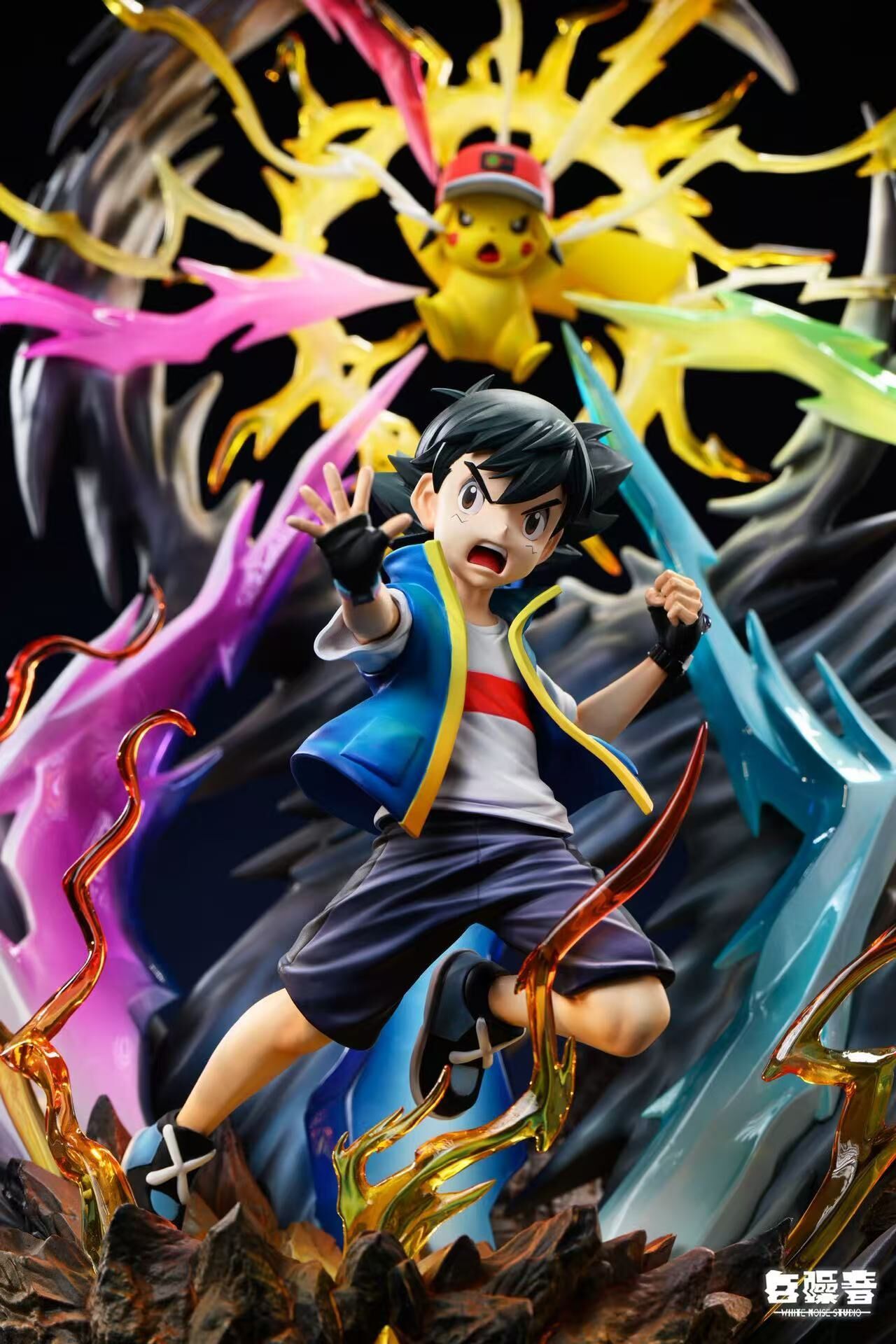 Ash Ketchum & Pikachu Thunderbolt - Pokemon 1/8