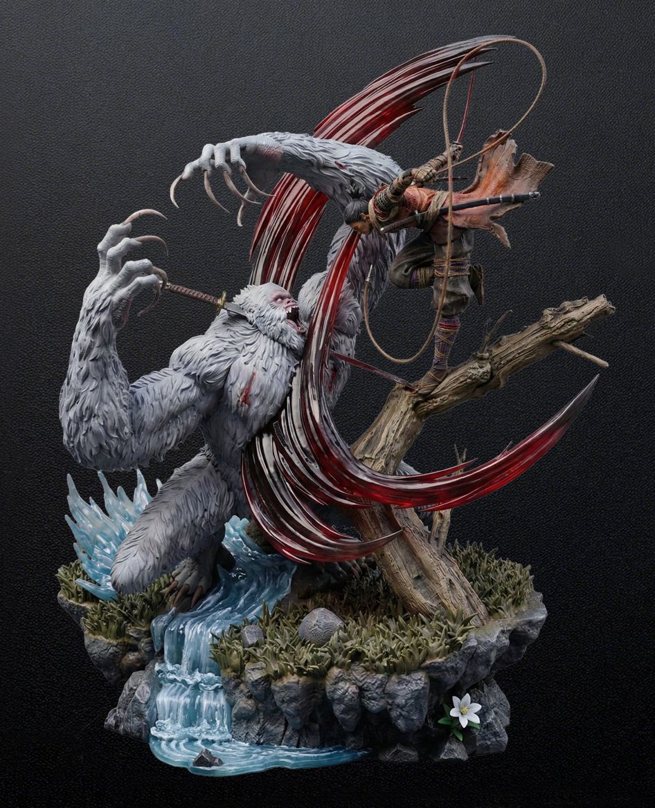 Sekiro vs Guardian Ape 1/6